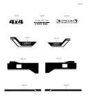 KAWASAKI, KAF700BNFNN 2022,KAF700BNSNN 2022,KAF700BPFNN 2023,KAF700BRFNN 2024, AUFKLEBER(GRAU)